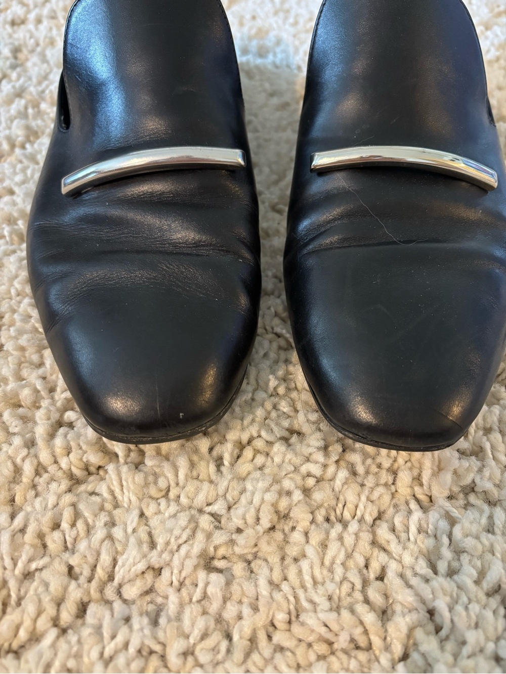 Via Spiga Tallis Leather Loafers Size 9 - Picture 3 of 7